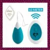 Hot Sale 😍 Remote Control Sex Toys FeelzToys – Anna Rechargeable Vibrating Egg Remote Deep Green 👏