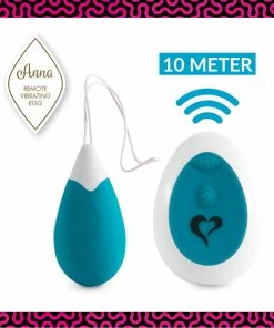 Hot Sale 😍 Remote Control Sex Toys FeelzToys – Anna Rechargeable Vibrating Egg Remote Deep Green 👏