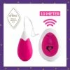 Best Pirce 🌟 Remote Control Sex Toys FeelzToys – Anna Rechargeable Vibrating Egg Remote Deep Pink ⌛
