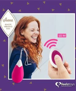 Best Pirce 🌟 Remote Control Sex Toys FeelzToys – Anna Rechargeable Vibrating Egg Remote Deep Pink ⌛ -Bullet Vibrators Sale unnamed file 1073