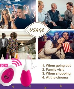 Best Pirce 🌟 Remote Control Sex Toys FeelzToys – Anna Rechargeable Vibrating Egg Remote Deep Pink ⌛ -Bullet Vibrators Sale unnamed file 1074