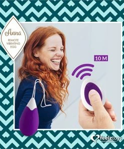 Flash Sale 🎉 Remote Control Sex Toys FeelzToys – Anna Rechargeable Vibrating Egg Remote Deep Purple 👏 -Bullet Vibrators Sale unnamed file 1079