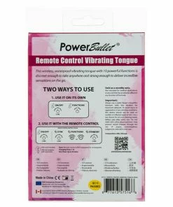 Discount ✨ Best Couples Sex Toys Power Bullet – Remote Control Vibrating Tongue Pink 🔥 -Bullet Vibrators Sale unnamed file 1147