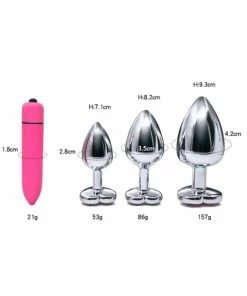 Best deal π Best Couples Sex Toys 3Pc Silver Metal & Pink Jeweled Butt Plug Set With Bullet Vibe π 6 Best deal π Best Couples Sex Toys 3Pc Silver Metal & Pink Jeweled Butt Plug Set With Bullet Vibe π -Bullet Vibrators Sale unnamed file 23