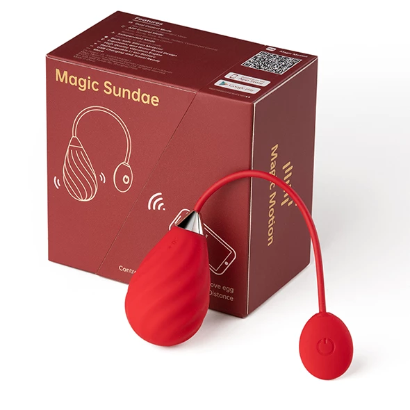 Outlet π Best Couples Sex Toys Magic Motion Magic Sundae App Controlled Love Egg Red β€οΈ 4 Outlet π Best Couples Sex Toys Magic Motion Magic Sundae App Controlled Love Egg Red β€οΈ - Image 4