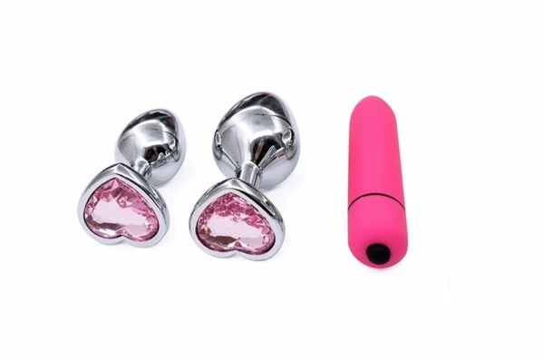 Brand new ๐ Best Couples Sex Toys PleasureStore Steel Butt Plug Set With Pink Bullet Vibe ๐ฅฐ 2 Brand new ๐ Best Couples Sex Toys PleasureStore Steel Butt Plug Set With Pink Bullet Vibe ๐ฅฐ - Image 2