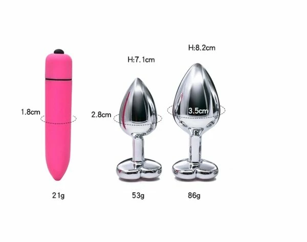 Brand new ๐ Best Couples Sex Toys PleasureStore Steel Butt Plug Set With Pink Bullet Vibe ๐ฅฐ 3 Brand new ๐ Best Couples Sex Toys PleasureStore Steel Butt Plug Set With Pink Bullet Vibe ๐ฅฐ - Image 3