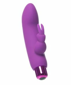 Hot Sale 👍 Powerbullet – Alice’s Bunny 10 Functions Rechargeable Purple Vibrator 😉