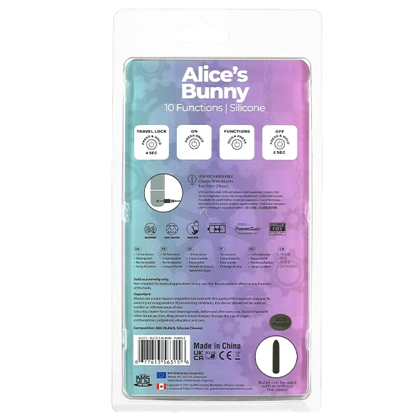 Hot Sale π Powerbullet β Aliceβs Bunny 10 Functions Rechargeable Purple Vibrator π 6 Hot Sale π Powerbullet β Aliceβs Bunny 10 Functions Rechargeable Purple Vibrator π - Image 6