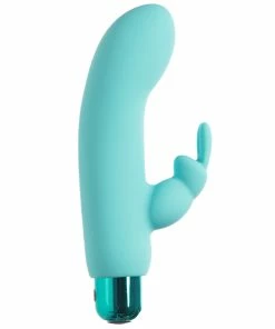 Best Pirce 🔥 Powerbullet – Alice’s Bunny 10 Functions Rechargeable Teal Vibrator 👏