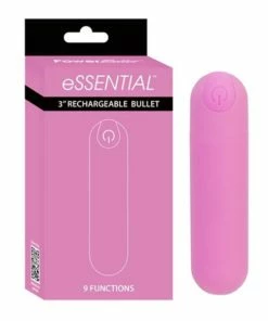 Outlet 🌟 PowerBullet – Essential Pink 9 Function Rechargeable Bullet Vibrator ❤️