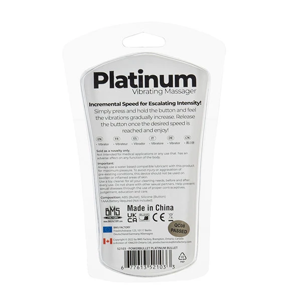 Cheap π PowerBullet β Platinum Bullet Vibrator π― 6 Cheap π PowerBullet β Platinum Bullet Vibrator π― - Image 6