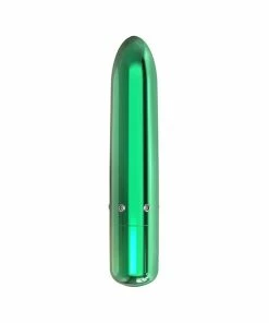 Hot Sale โจ PowerBullet โ Pretty Point 10 Function Rechargeable Teal Bullet Vibrator ๐