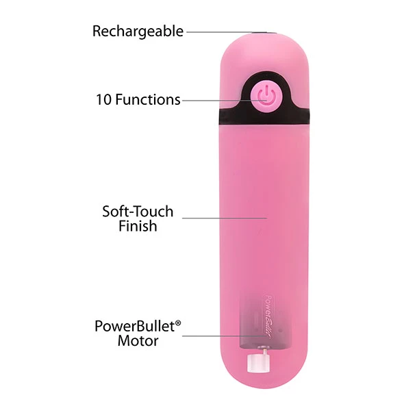 Deals π PowerBullet β Rechargeable 10 Function Pink Bullet Vibrator β€οΈ 4 Deals π PowerBullet β Rechargeable 10 Function Pink Bullet Vibrator β€οΈ - Image 4