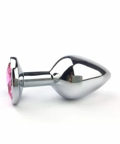 Flash Sale ⌛ Best Couples Sex Toys Silver & Pink Jeweled Butt Plug & Bullet Vibe Small 🧨 -Bullet Vibrators Sale unnamed file 633