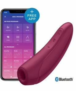 Flash Sale ๐คฉ Best Couples Sex Toys Satisfyer Curvy 1+ Red App Controlled Clitoral Vibrator โญ