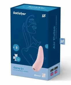 Promo 👍 Best Couples Sex Toys Satisfyer Curvy 2+ Pink App Controlled Clitoral Vibrator 👍 -Bullet Vibrators Sale unnamed file 859