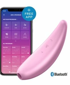 Best reviews of 🎉 Best Couples Sex Toys Satisfyer Curvy 3+ Pink App Controlled Clitoral Vibrator 🧨